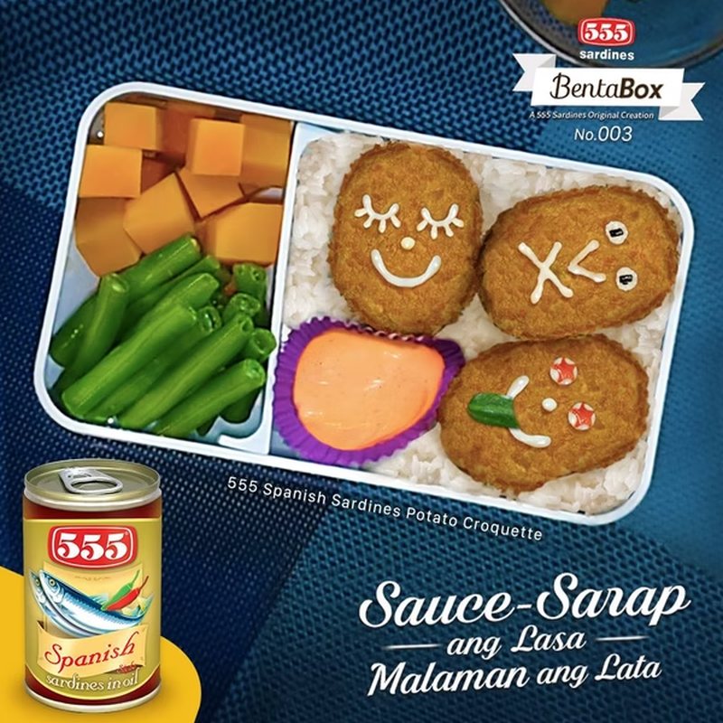 555 Sardines — Sauce-Sarap Bento